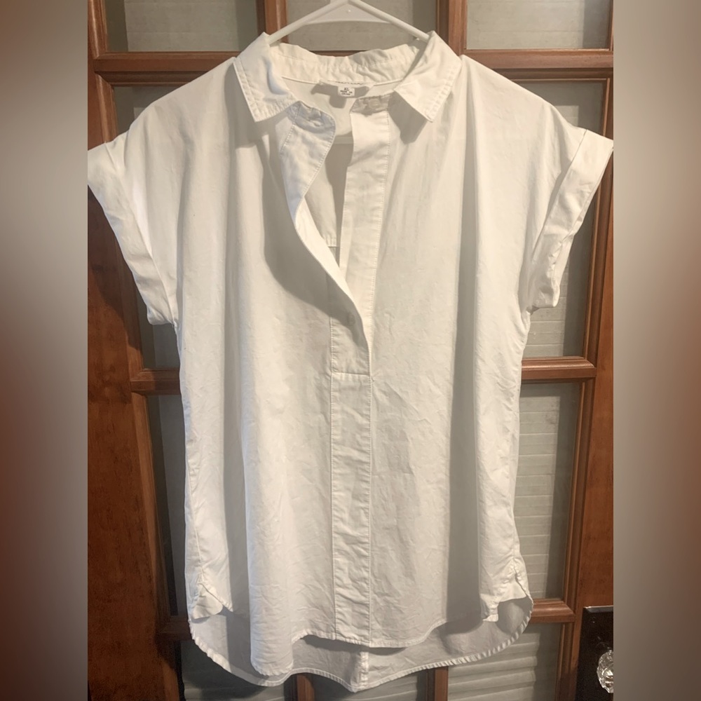Stella Luce short sleeve white shirt